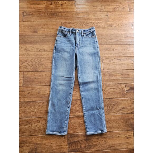 Madewell Denim - Madewell Curvy Stovepipe Jeans Women's Size 29 Blue Denim High Rise Medium Wash